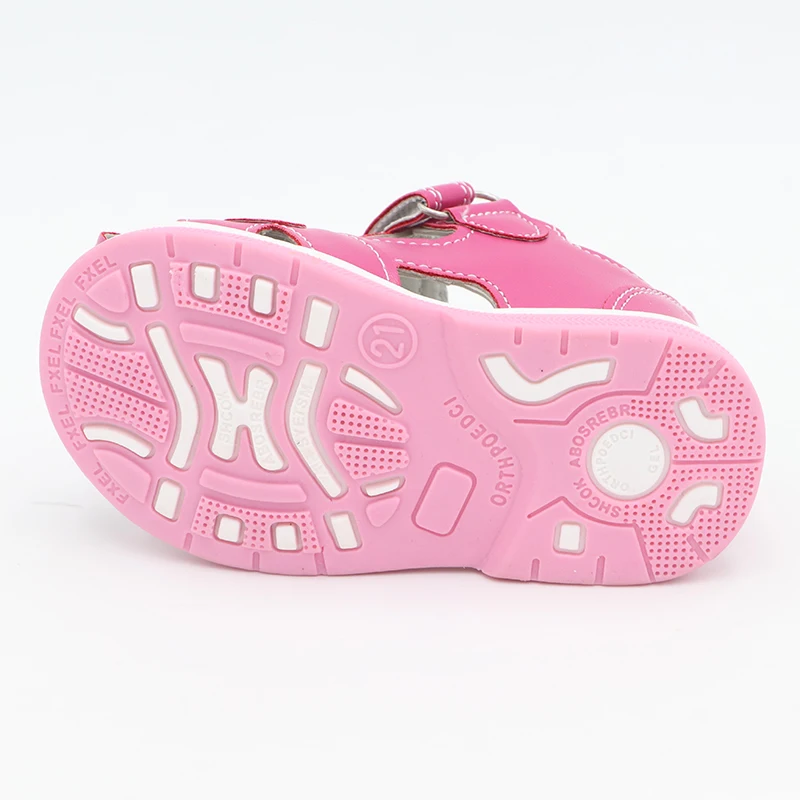 Cute Eagle Summer Girls Sandals Pu Leather Toddler Kids Orthopedic Sandals Girls Closed Toe Baby Flat Shoes Eur 20-30 New 2022 5