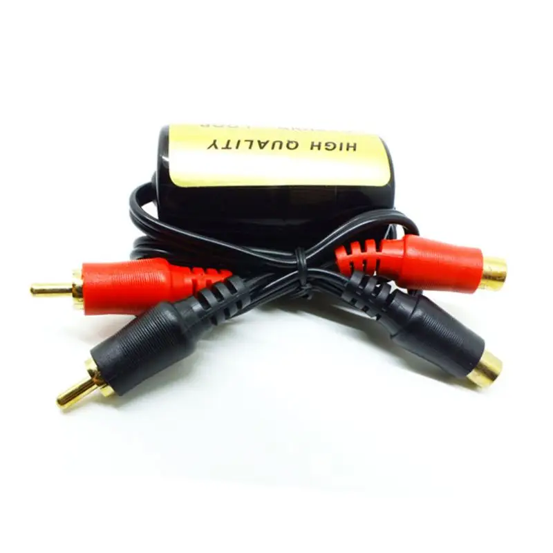 RCA аудио шумоподавляющий фильтр изолятор заземляющей петли для автомобиля и дома