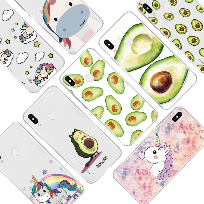 Чехол с авокадо единорогом для Huawei Mate 10 20 Lite P8 P9 P10 P20 P30 2017 Pro Plus Mini Capa Case P Smart