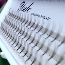 Новинка, 8-13 мм, 60 пряди/набор, натуральные C Curl, 6/20D, черные, 0,07 мм, накладные ресницы, красивые кончики, инструменты для больших глаз