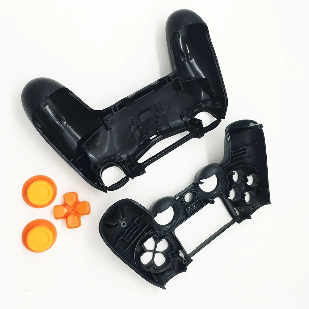 Евро на заказ для PS4 контроллер оболочки передний серый корпус чехол для PS4 Ограниченная серия дизайн черный чехол