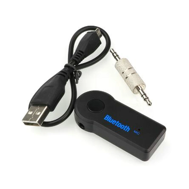Беспроводной Bluetooth адаптер Aux ресивера с разъемом 3 5 дюйма автомобильный комплект