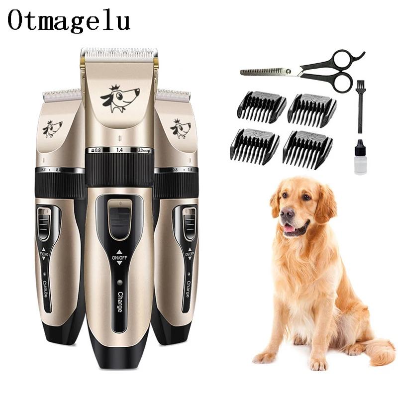 Electrical Pet Dog Hair Trimmers Professional Dog Diy Grooming Tool Rechargeable Cat Shavers