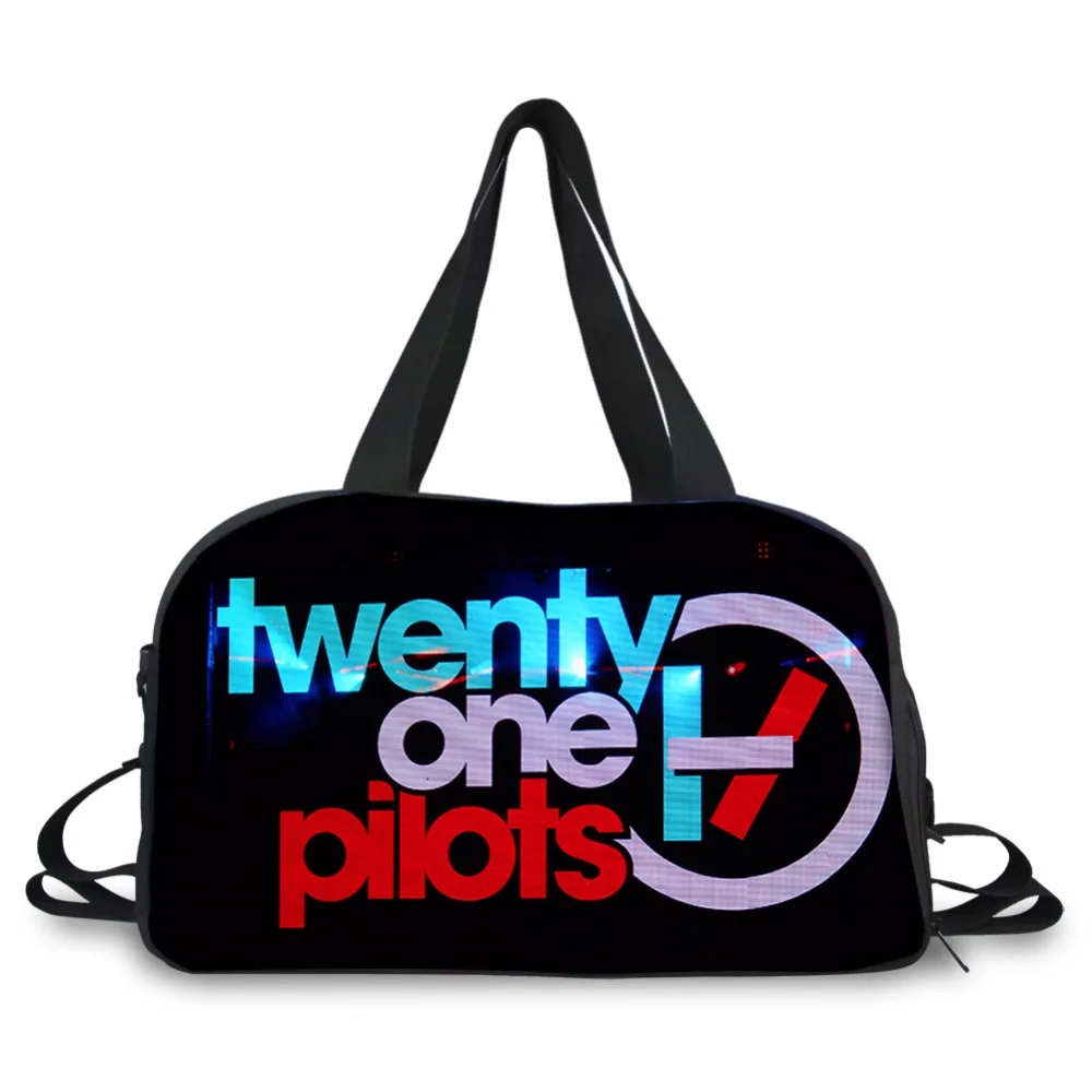 

Noisydesigns Unisex Travel Bag Twenty One Pilots Handbag Beach Shoulder Bag Crossbody Large Capacity Couples Duffel Package