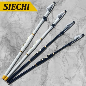 

Hard 2.7m 3.6M 4.5M 5.4M 3.0M 6.3M Spinning Fishing Rod Power Telescopic Rock Carp Feeder Fishing Rod Black/White