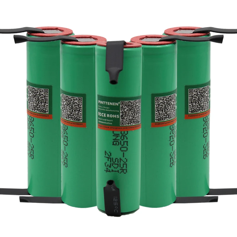 /Nuevo 18650 batera 2500 mAh batera INR 1865025 R 3,6 V de 20A definado de Energy de la batera para+ de nq