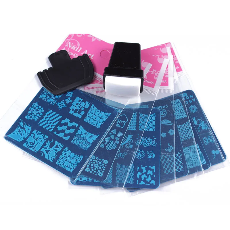 

New Arrival! HaHa 1-32 Mix Deisngs Nail Art Image Plate Nail Polish Diy Image Nail Template Nail Tools With Stamper#X249