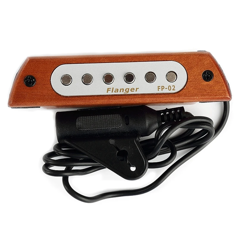 Flanger Fp 02 акустическая деревянная гитара звуковое отверстие пикап Магнитная Пикап