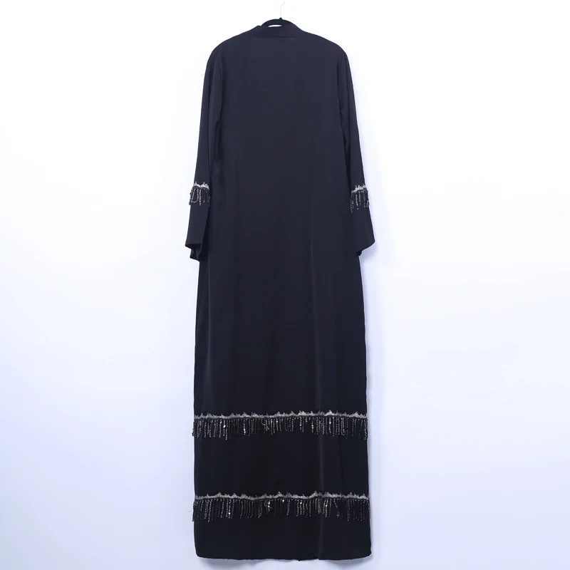 Расшитое блестками Абая Дубайский хиджаб мусульманское платье Кафтан Абая для женщин Кафтан Исламская одежда халат кимоно кардиган турецкие платья