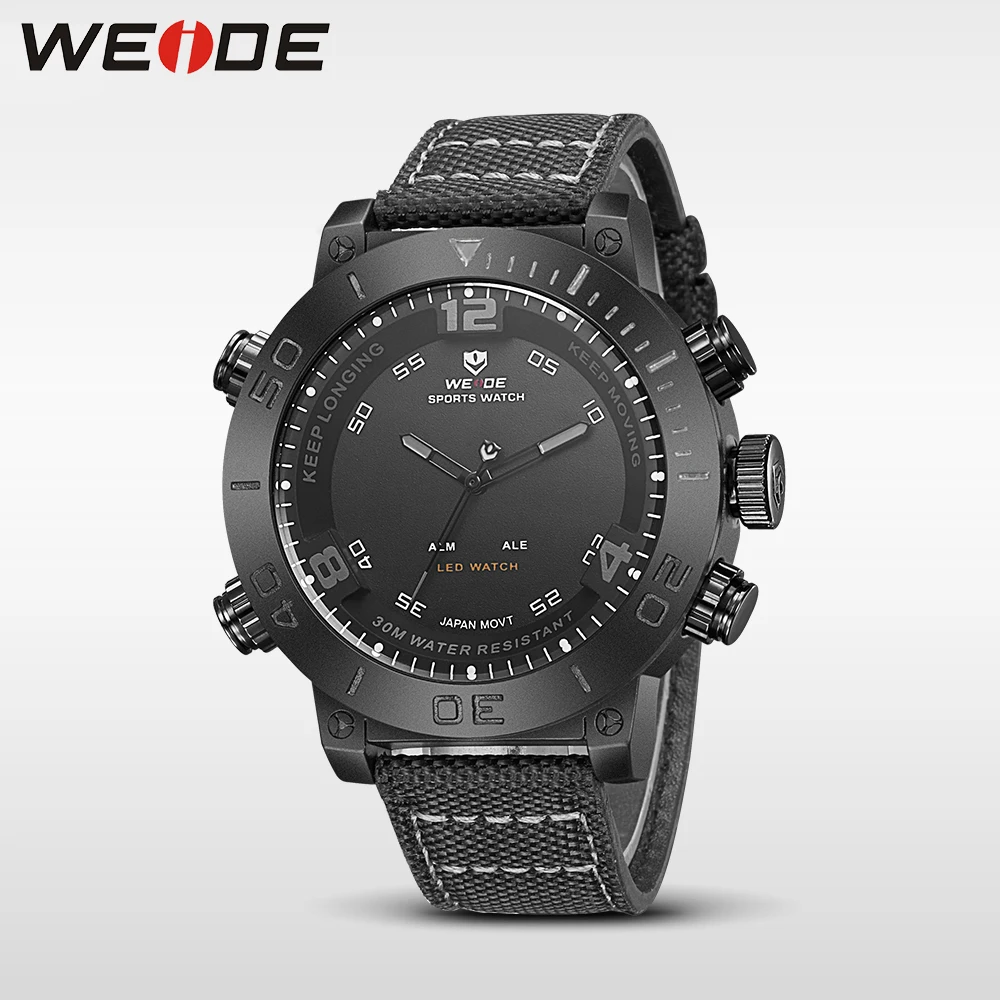 WEIDE casual genuine watch luxury quartz watch sport digital nylong army clock watch waterproof role quartz men sports watches WEIDE casual genuine watch luxury quartz watch sport digital nylong army clock watch waterproof role quartz men sports watches