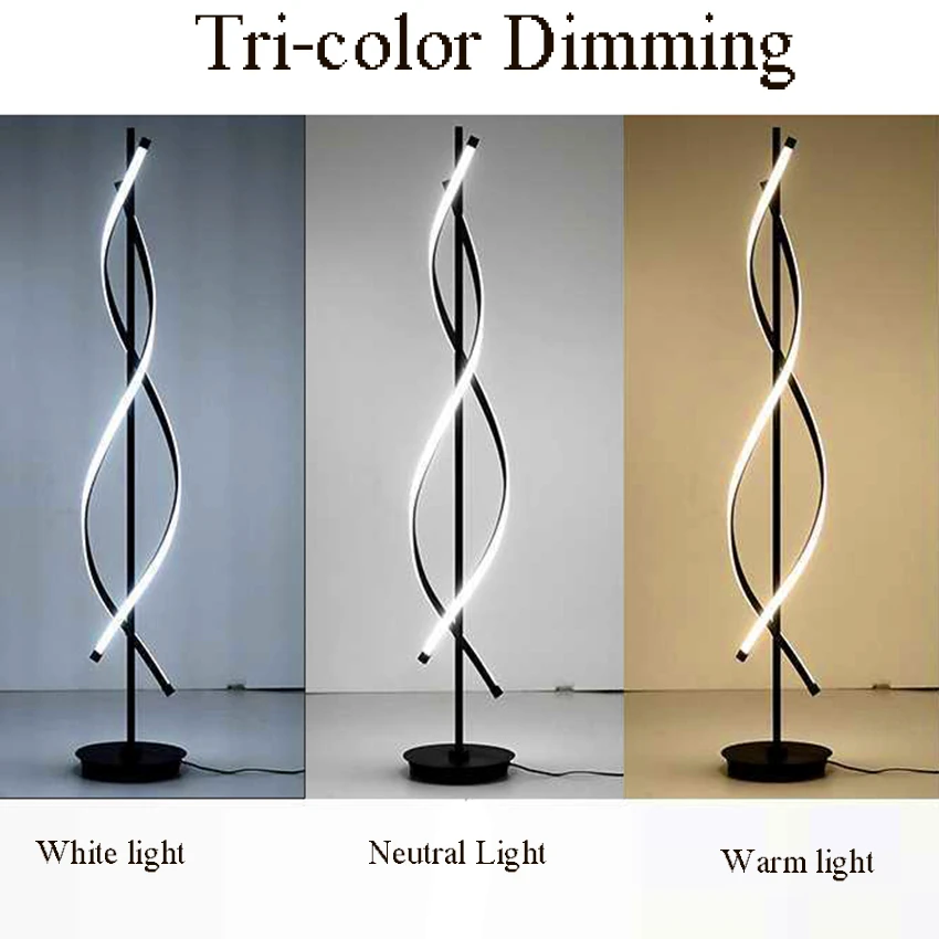 

Modern LED Floor Lamps Living Room LED Floor Lights Standing Family Rooms Bedroom Offices Dimmable Lighting Aluminum Luminaria