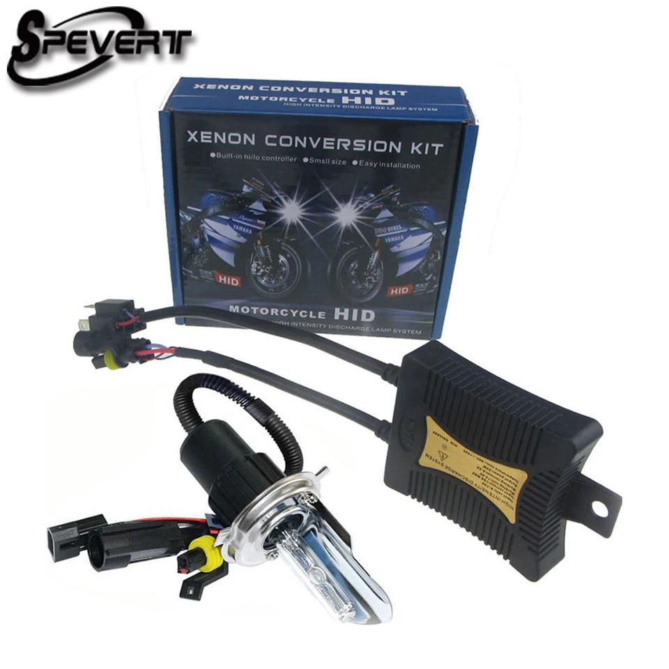 XENON HID CONVERSION KIT H4 HIGH/LOW 6000K 55W 300% MORE LIGHT IN THE ROAD