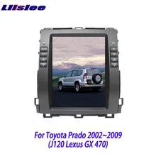 Liislee 2 din Android для Toyota Land Cruiser Prado для Lexus GX 470 2002~ 2009 Автомобильный мультимедийный плеер gps навигация Видео Радио