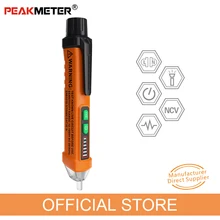 PEAKMETER PM8908C Бесконтактный детектор напряжения переменного тока тестер 12 V-1000 V Ручка стиль детектор напряжения