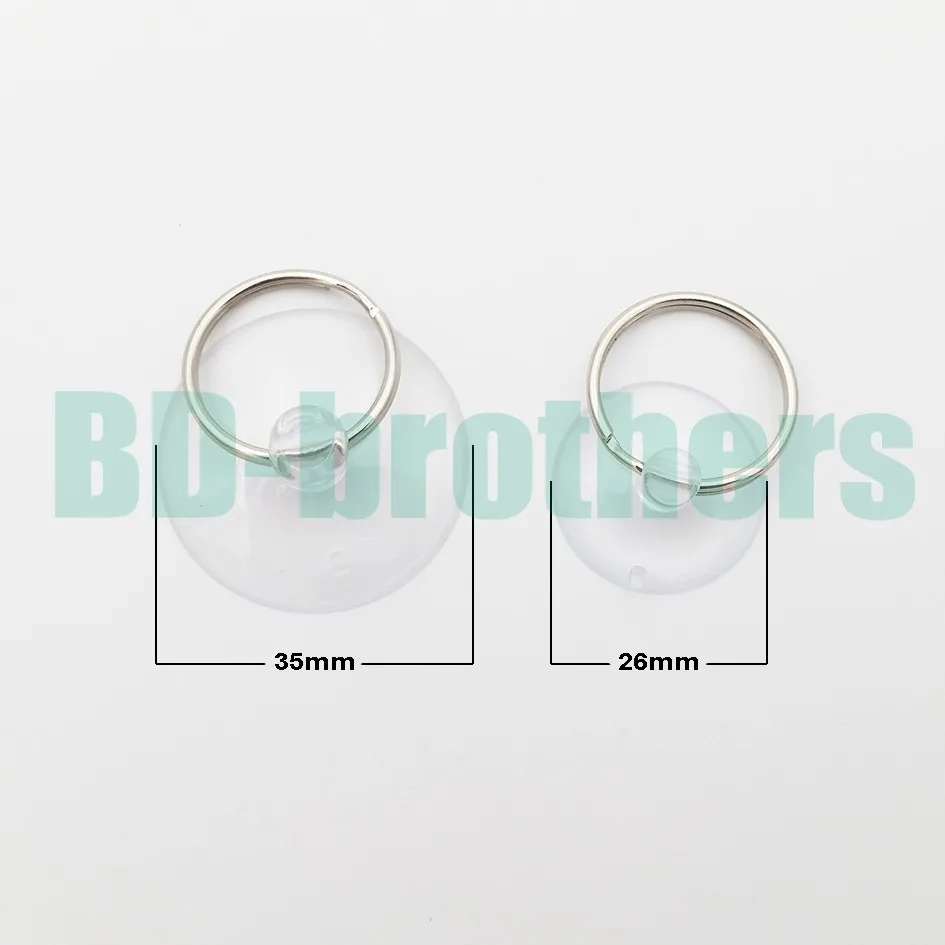 

High Quality 26mm - 35mm Suction Cup Thicker Transparent PVC Sucker Cups Opening Vacuum Chuck Tools for Phone 3000Sets/lot