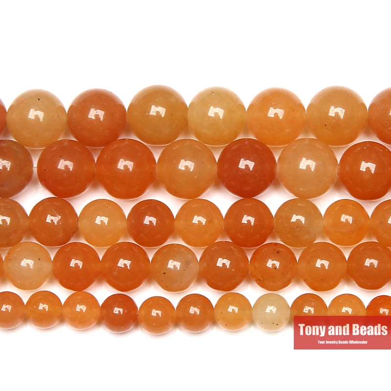 

Free Shipping Natural Stone Red Aventurine Beads In Loose 15" Strand 4 6 8 10 MM Pick Size For Jewelry Making