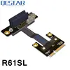 MSATA Mini PCIe, половина mPCIe в PCIe 1x PCI-E Riser x1, адаптер с прямым углом, Gen3.0, 8 Гбит/с для майнинга биткоинов ► Фото 2/5