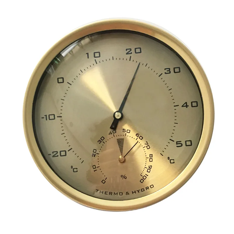 

New 132mm 5 Inches Household Wall Mounted Thermometer Hygrometer Air Weather Instrument Meter