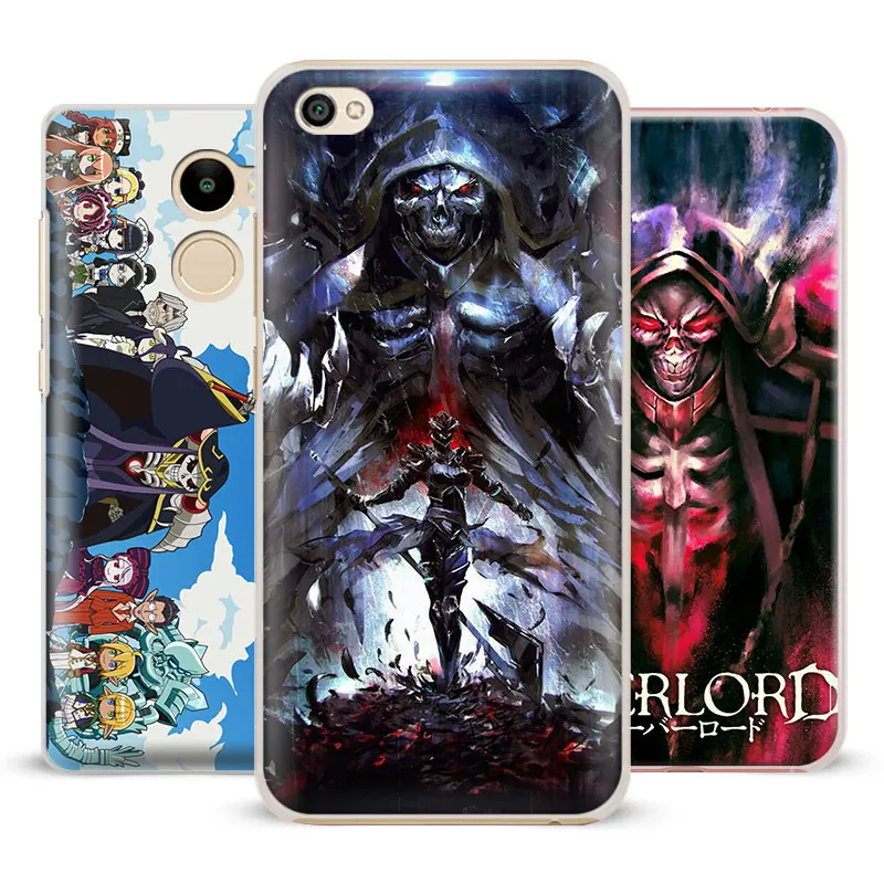 

OVERLORD Anime manga Phone Case Shell Cover For Xiaomi Redmi Note 5 2 3 4 4X 5A Pro Mi 4 5 5S Plus 5X 6 8 Mi A1 Mi note 2 3