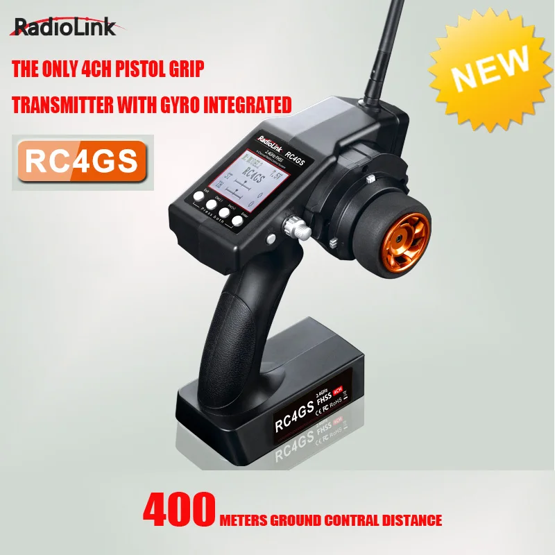 Новый оригинальный Радиолинк RC4GS 2 4G 4CH пистолет контроллер передатчик + R6FG