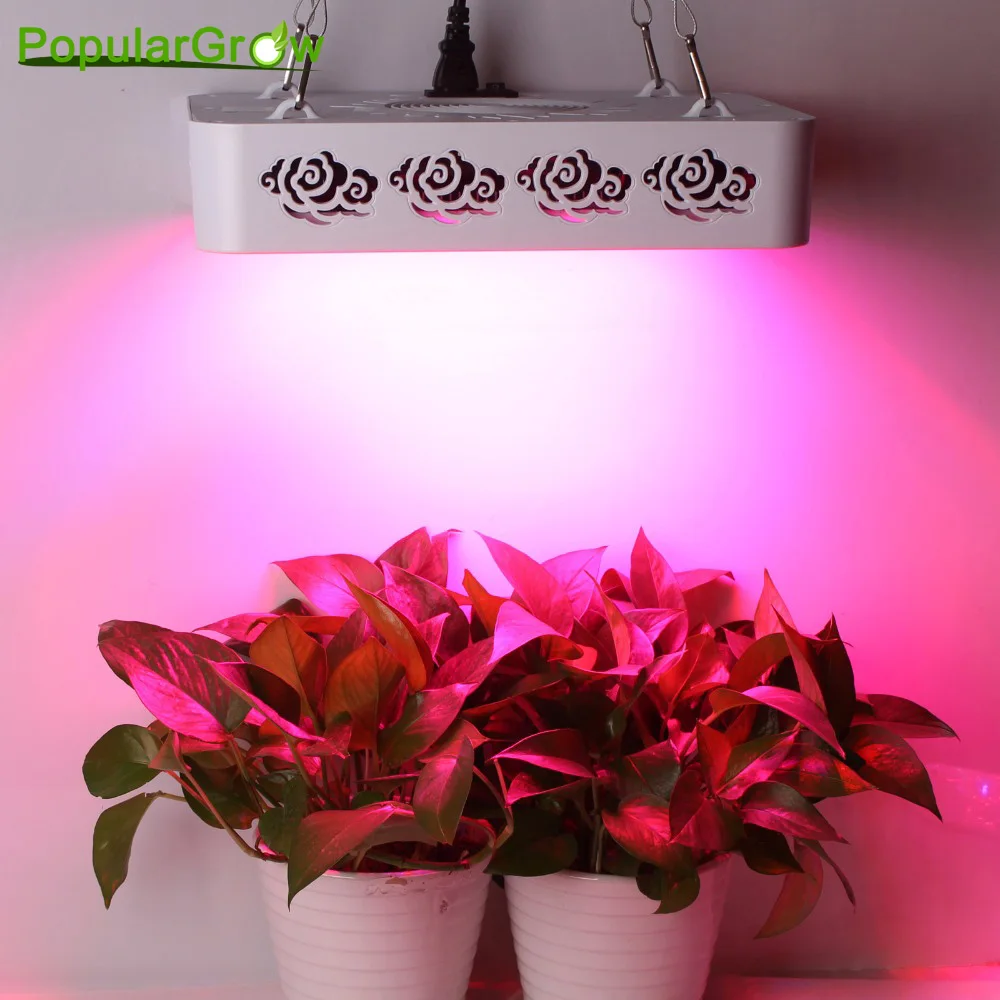 Upgrade 300W Full Spectrum led grow lights for all stage of hydroponics