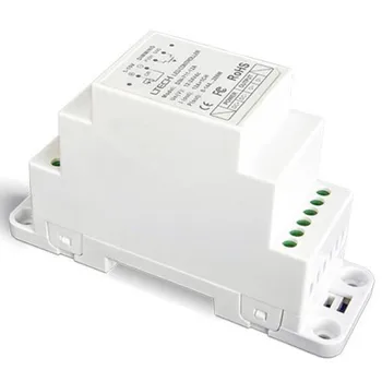 

DIN-711-12A 1-10V DIN rail LED digital Dimming Driver DC12V-24V input 12AX1CH Max 12A PWN led Driver controller Newpping