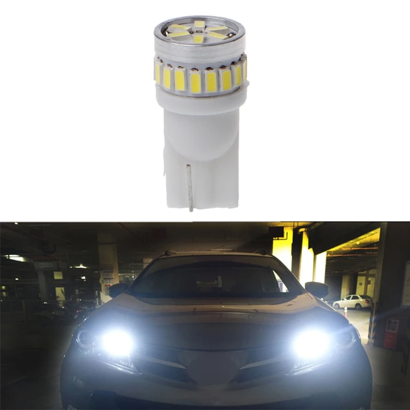 

2x Car T10 3014 24LED Bulb For Turn Side License Plate Lights Lamp Ultra Bright