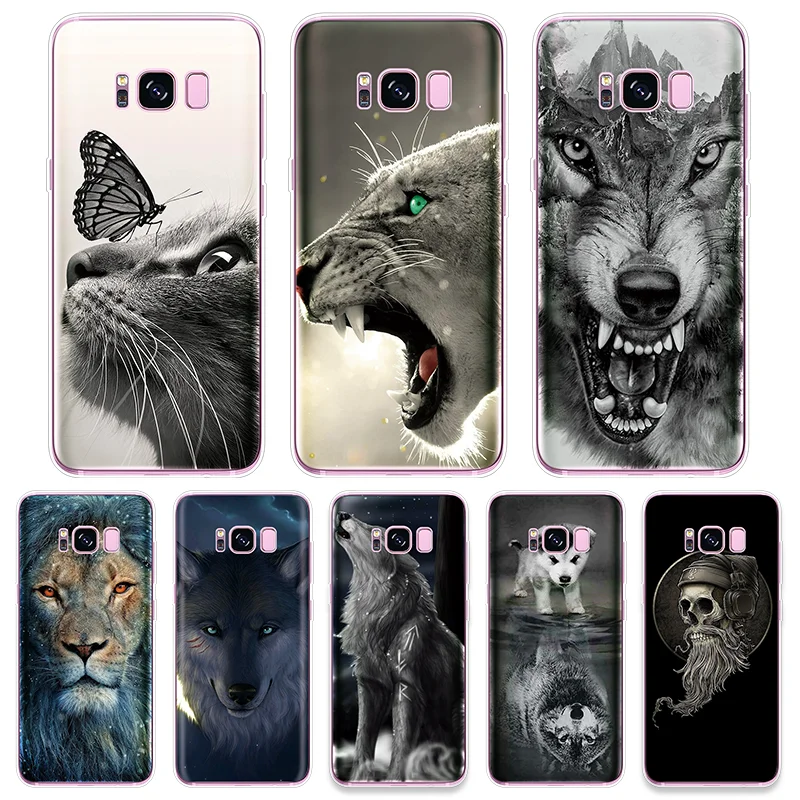 

Wolf Fundas For Samsung Galaxy J8 2018 A70 A50 A20e A10 A30 A40 A3 A5 A6 A7 2016 2017 A6s A9 A8 Plus 2018 M10 M20 M30 Soft Cases