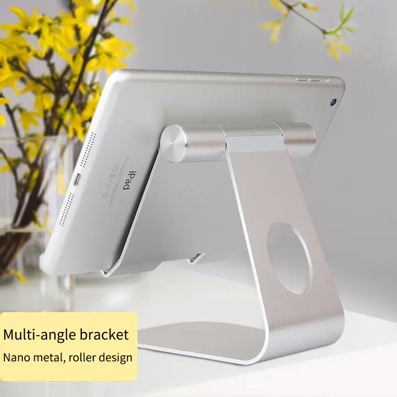 Universal Aluminum Tablet Stand for Apple iPad bracket Senior Metal Support for iphone x/8 mipad sa