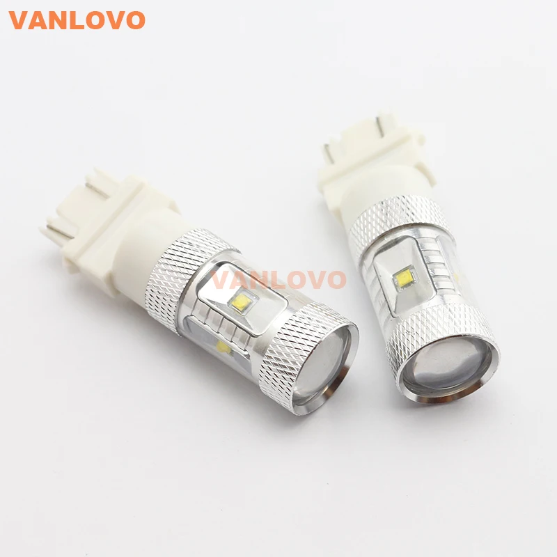 

2x T25 3157 30W CREE LED Brake Light Turn Signal Light Reversing Light Stop Tail Light  Bright White