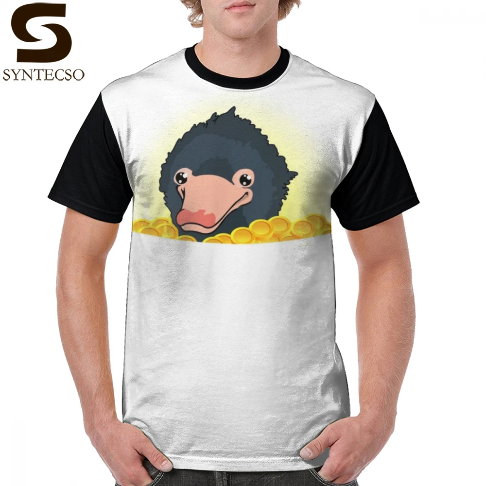 Niffler футболка Nifflers в кармане с золотом I Love блестящие вещи полиэстер печать