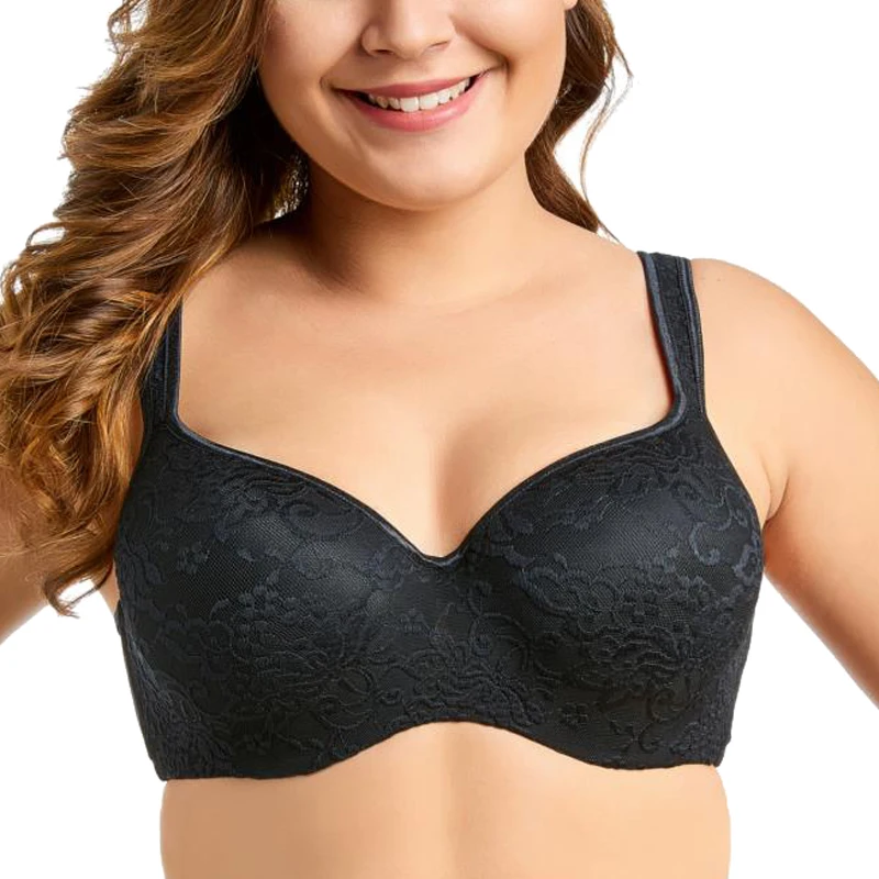36 38 40 42 44 C D DD E F G H baiclothing Женская плюс размеры полный охват косточках широкий