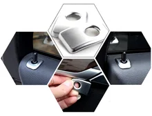 For BMW X5 F15 2014 2015 2016 2017 ABS Plastic Interior Door Lock Pins Cover Trim 4pcs Car Styling