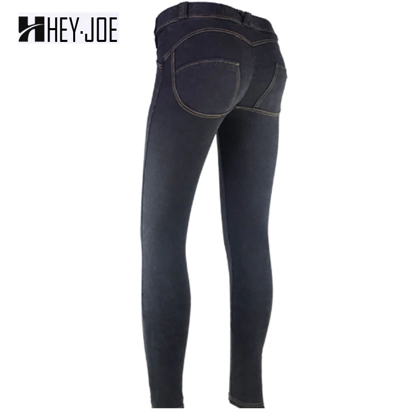 

HEY.JOE Elastic Plus Elbows Fitness Leggings Size Jeans For Women Black Jeans Trousers For Women Slim Sexy Denim Pencil Jeans