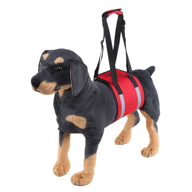 

Portable Dog Lift Support Auxiliary Belt Rehabilitation Harness Assist Sling For Helping Pet Weak Legs Stand Up