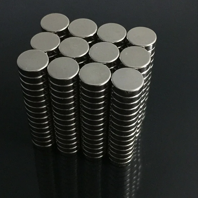 

10 pcs N35 10 mm X 3 mm strong tiny disk NdFeB Rare Earth magnets for handicraft models refrigerator drill