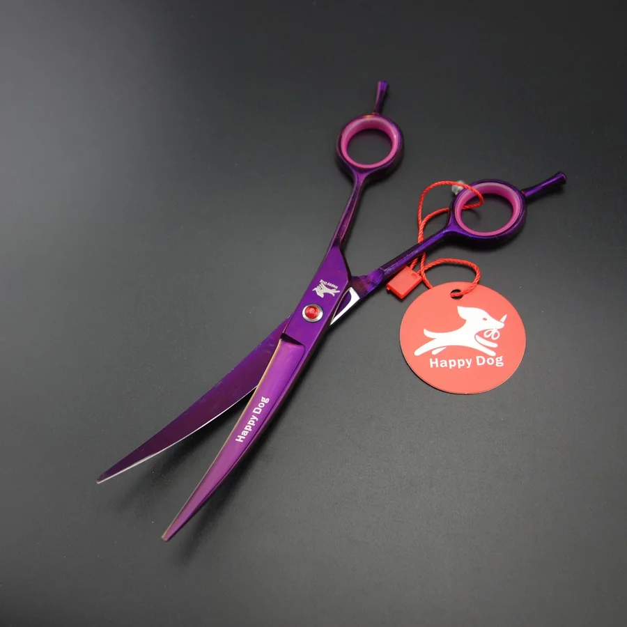 7.0 inch Professional Pet Dog GROOMING SCISSORS Curved Shears+steel
