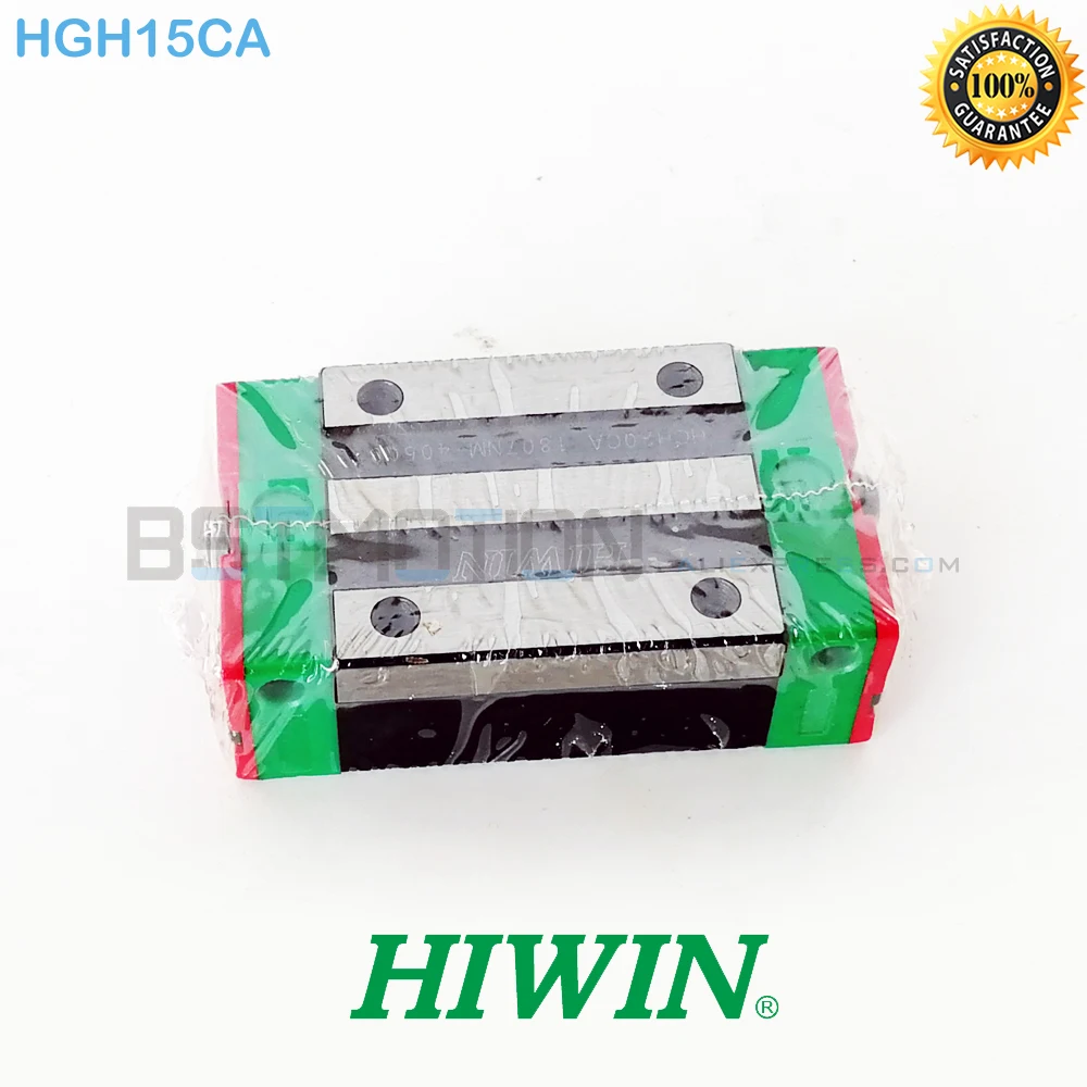 Genuine HIWIN HGR15 Linear Guide 280 300 400 500 640 700 800 900 1000mm 1100 1200 rail HGH15CA Carriage Block C Grade ZA Preload