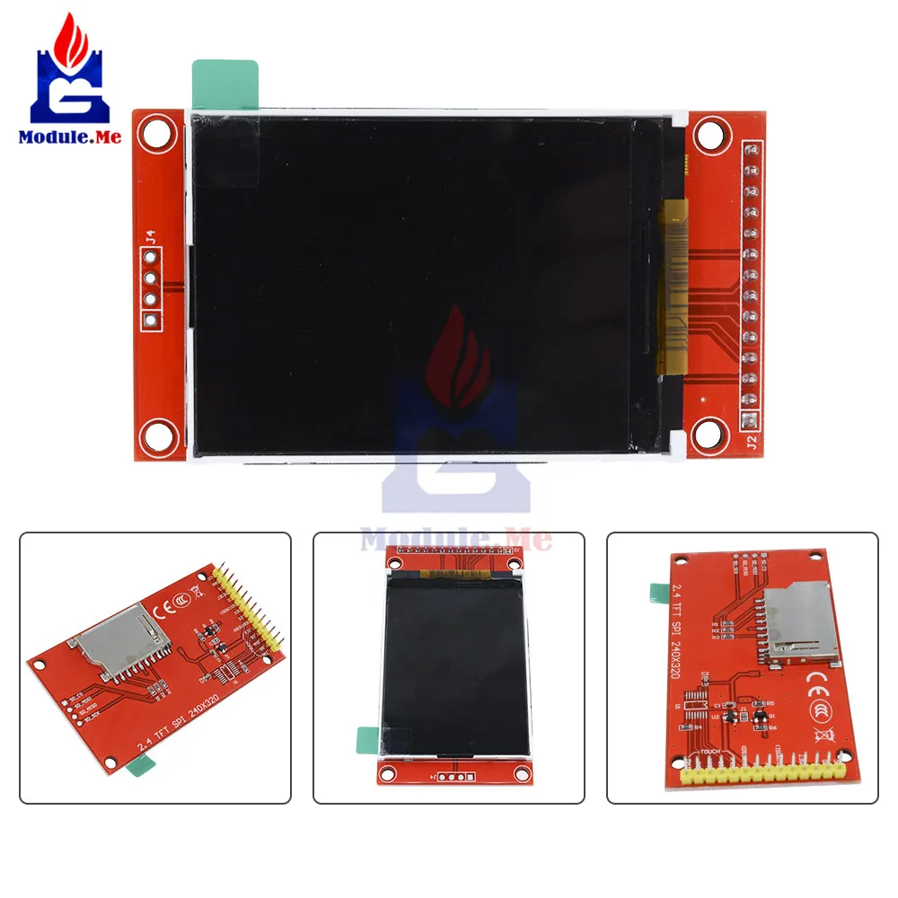 

2.4 inch 240x320 SPI TFT LCD Serial Port Module 5V/3.3V PCB Adapter ILI9341 LCD Display for Arduino