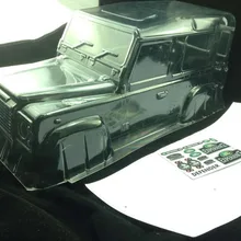 1/10 Масштаб RC джип Wrangler защищать D90 SCX10 трактор для езды по скалам Truck ясно корпус автомобиля тела RC8WD G2