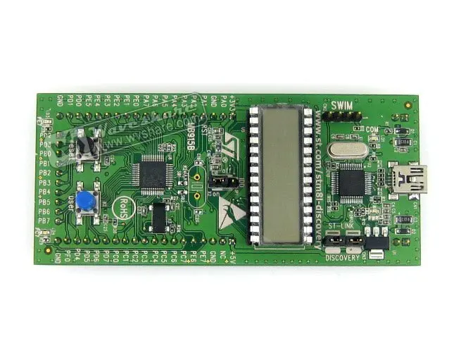 STM8 плата STM8L-DISCOVERY STM8L152C6T6 STM8L оценочная плата развития STM8 комплект обнаружения встроенный ST-Link