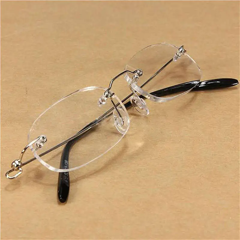 Reading Glasses High Definition Frameless Leisure Fashion Ultra Light