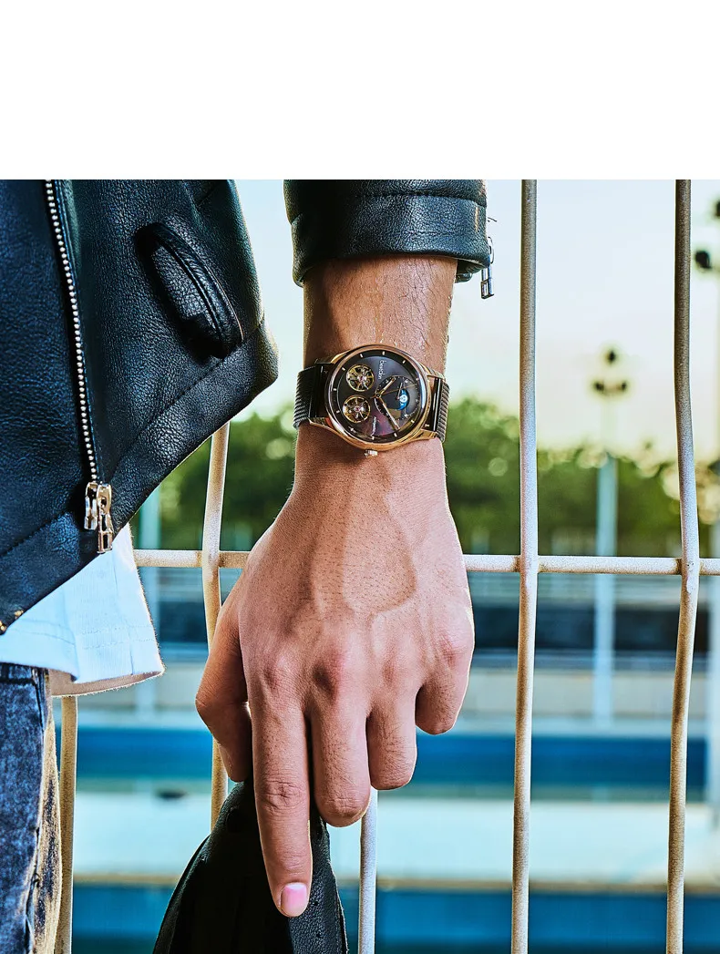 Bestdon Мужские часы механические с двойным турбийоном Роскошные модные брендовые мужские спортивные часы мужские автоматические часы Relogio Masculino