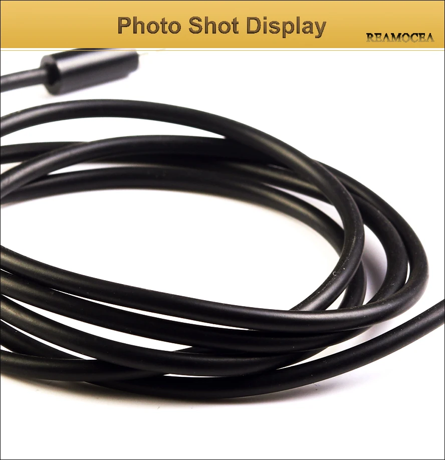 Reamocea 3.5 mm 4 Pole Jack to 3.5mm Male Car Audio AUX Cable Cord Extended Auxiliary Cable Headphone Auxiliary Wire Core 1M (11)