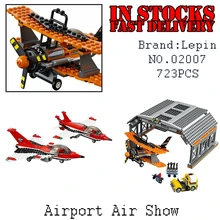Lepin 02007 723pcs City Series Airport Flight Performance Building Blocks Bricks font b toys b font