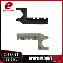 Элемент страйкбол сгусток 1911 M1911 45 пистолет 20 мм под рейку направляющая пистолета адаптер лазер Крепление Softair черный пустынный PA0205