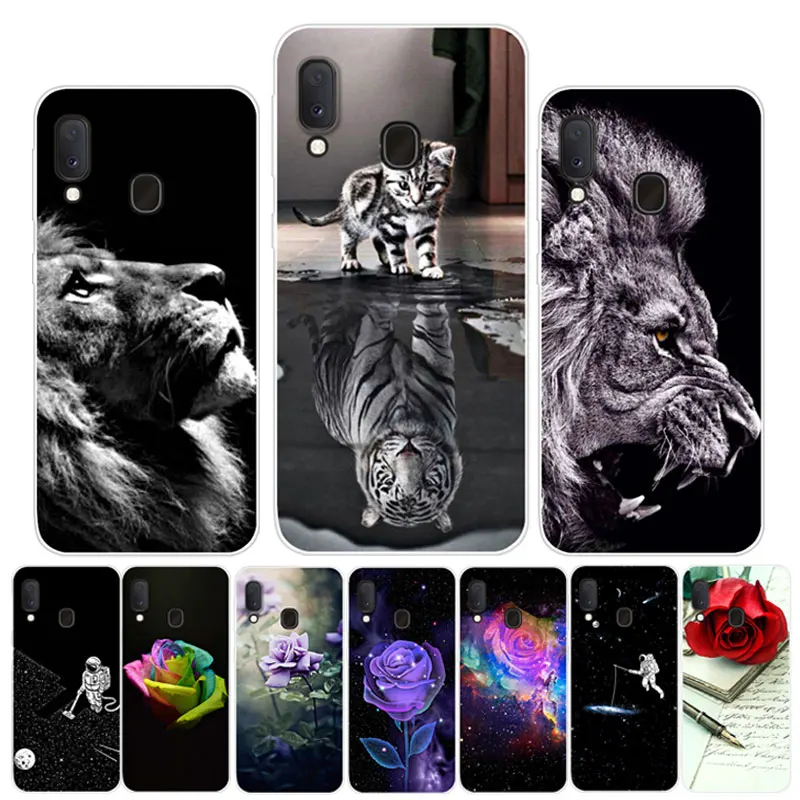

For Coque Samsung A20E Case Silicone Soft TPU Lion Print Phone Case Cover For Funda Samsung Galaxy A20E A202F A 20E A20 E Cases
