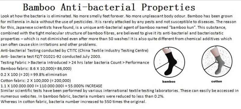 socks information sheet(back page)