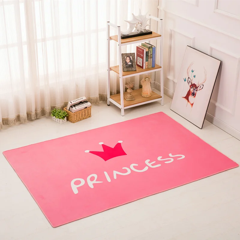 50x80cm/ 60x90cm/ 80x120cm soft pink princess rug plush carpet mat home