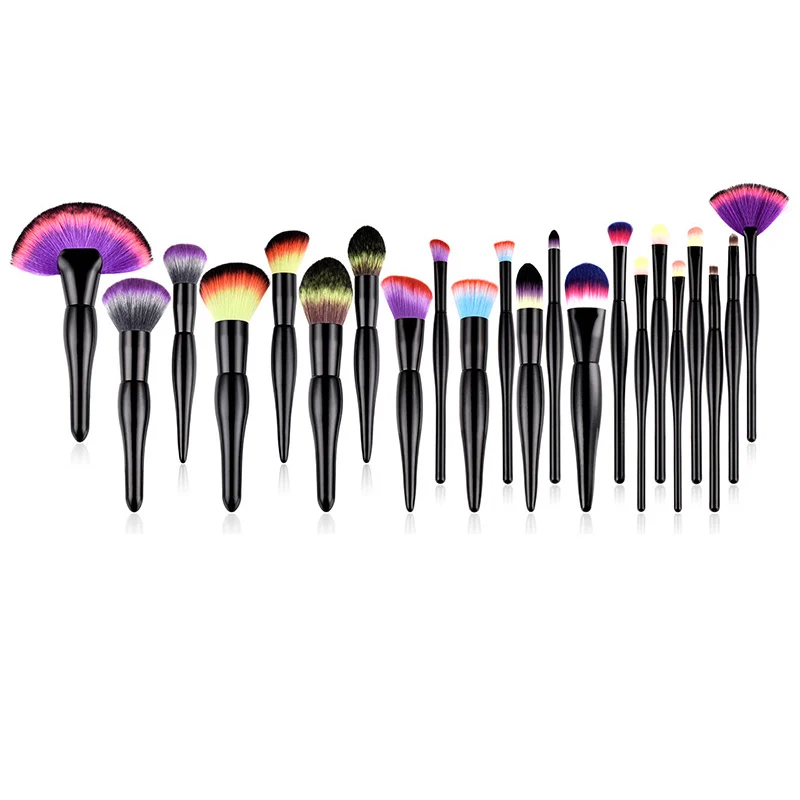 

22 Pcs Makeup Brush Set Make-up Brushes Blush Eye Shadow Loose Powder Brush Beauty Tools Fan Brush